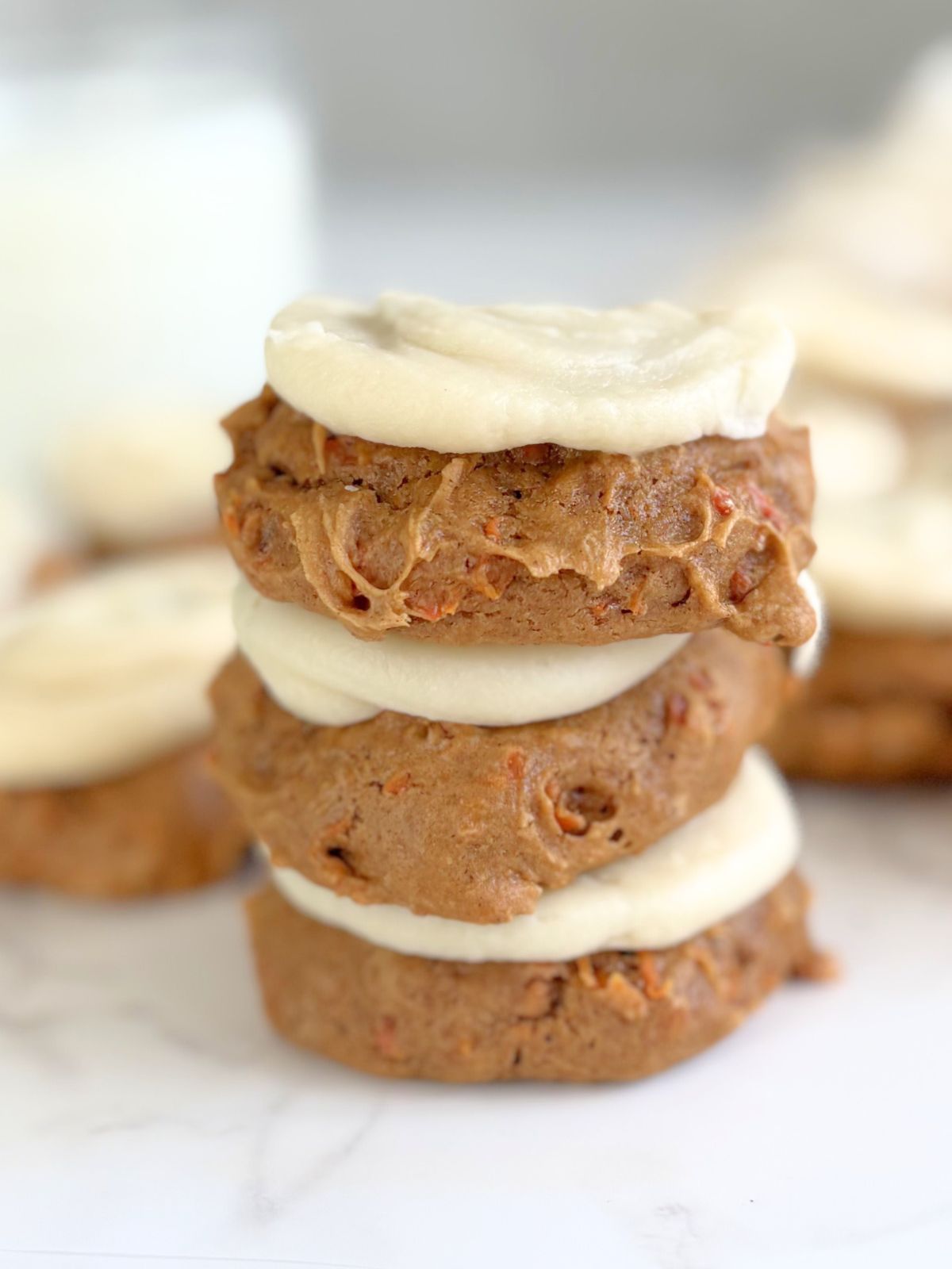 frosted carrot cake cake mix cookies