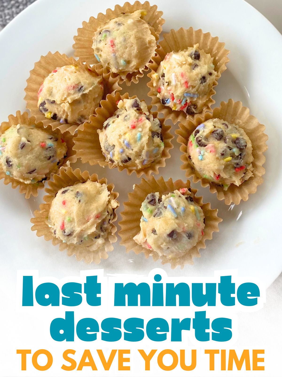 chocolate chip sprinkle edible cookie dough