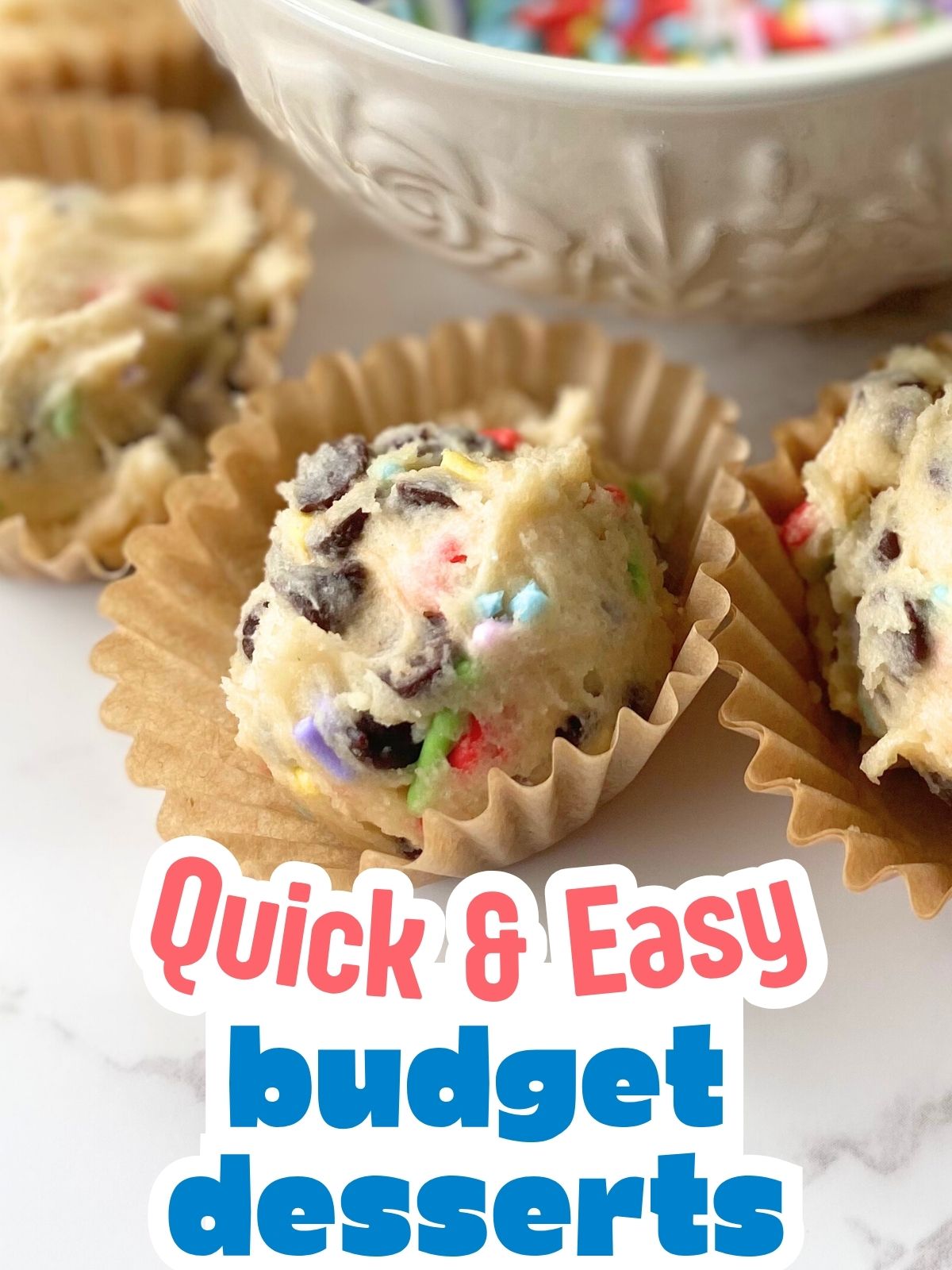 chocolate chip sprinkle cookie dough