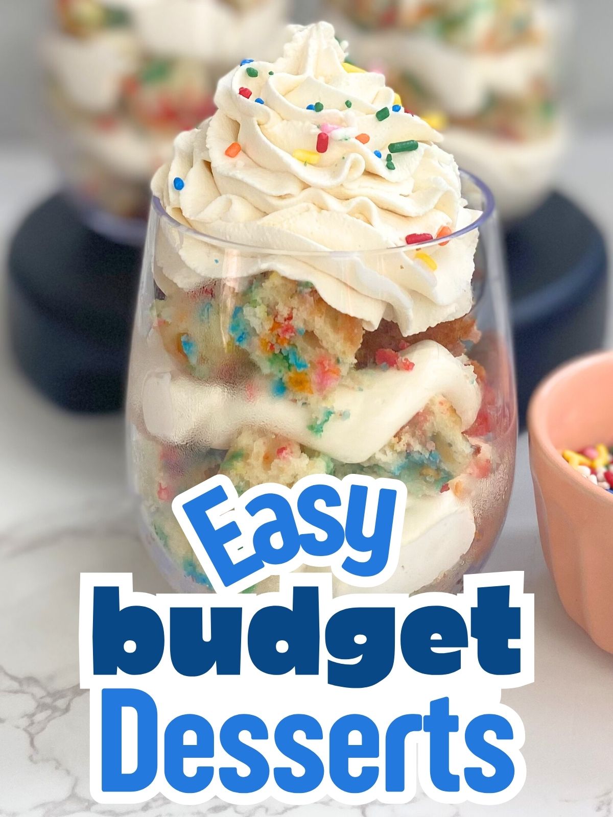 funfetti cheesecake parfaits