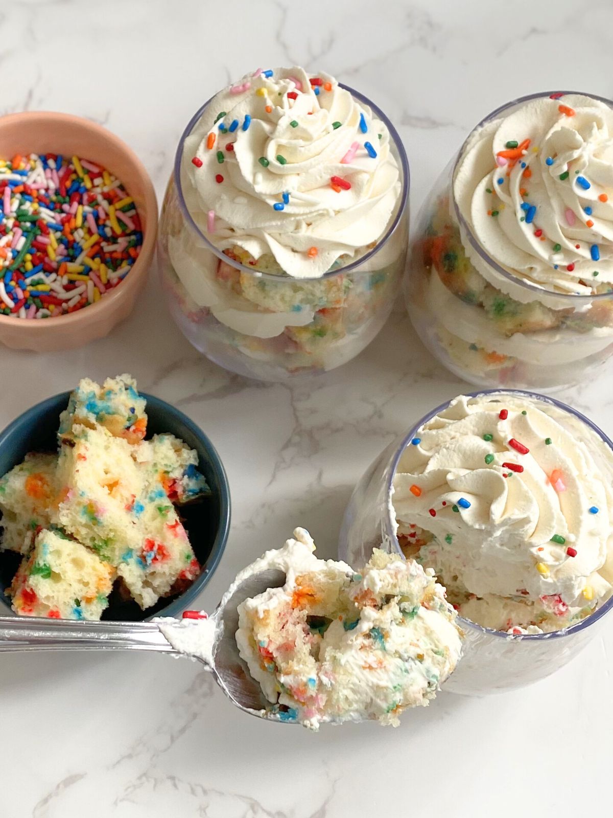 funfetti cheesecake parfaits 