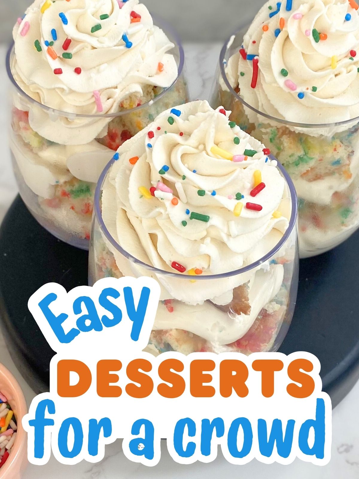 funfetti cheesecake parfaits