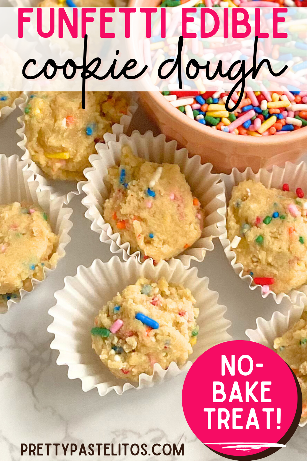 funfetti edible cookie dough pin