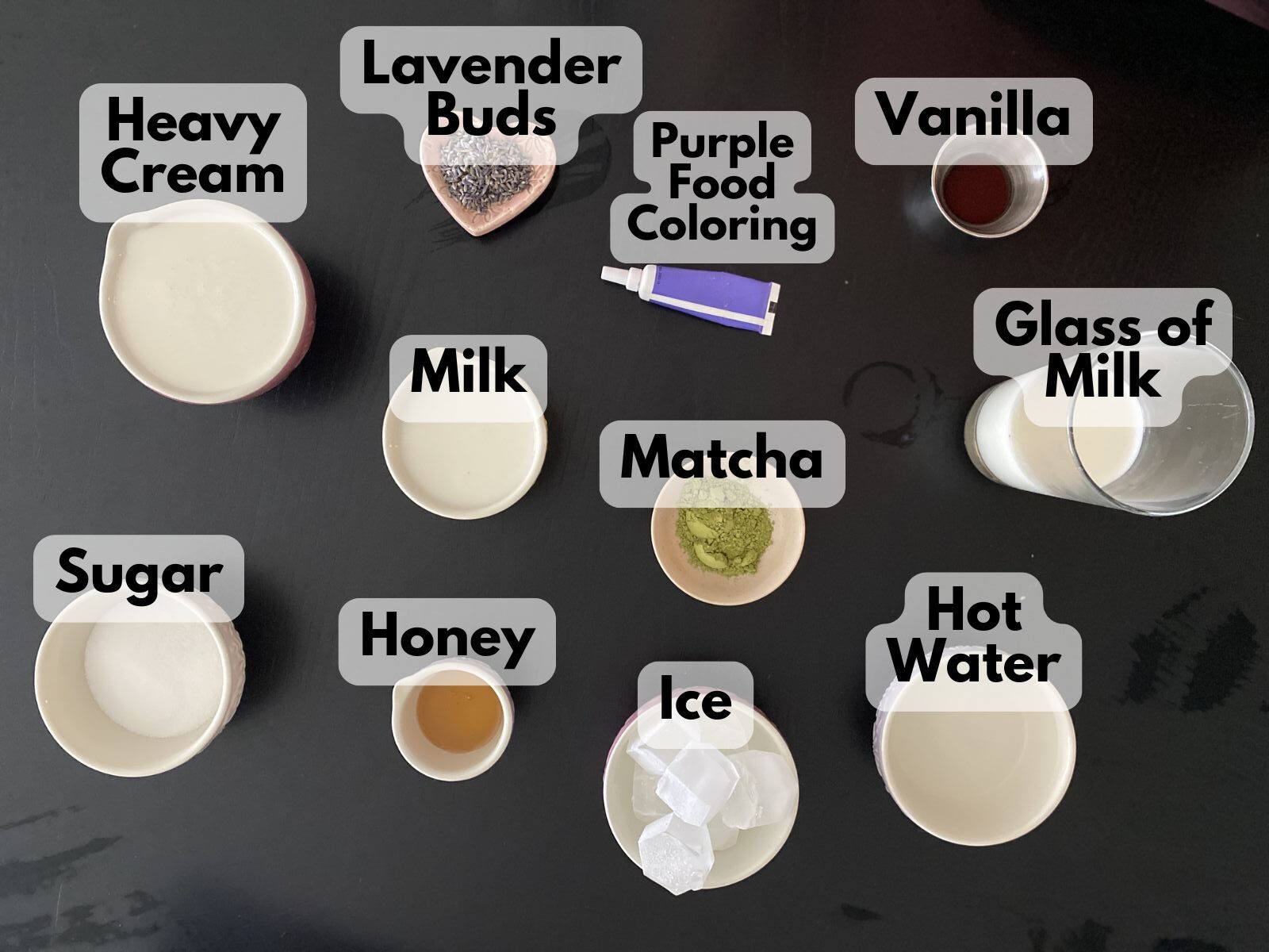 iced matcha latte with lavender cold foam ingredients