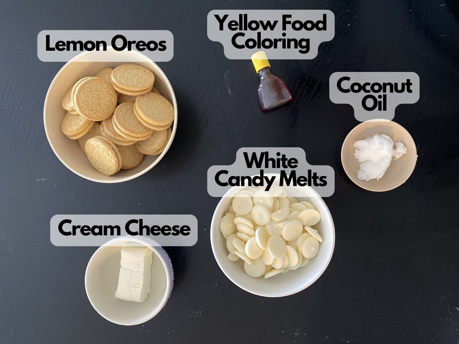 lemon oreo balls ingredients