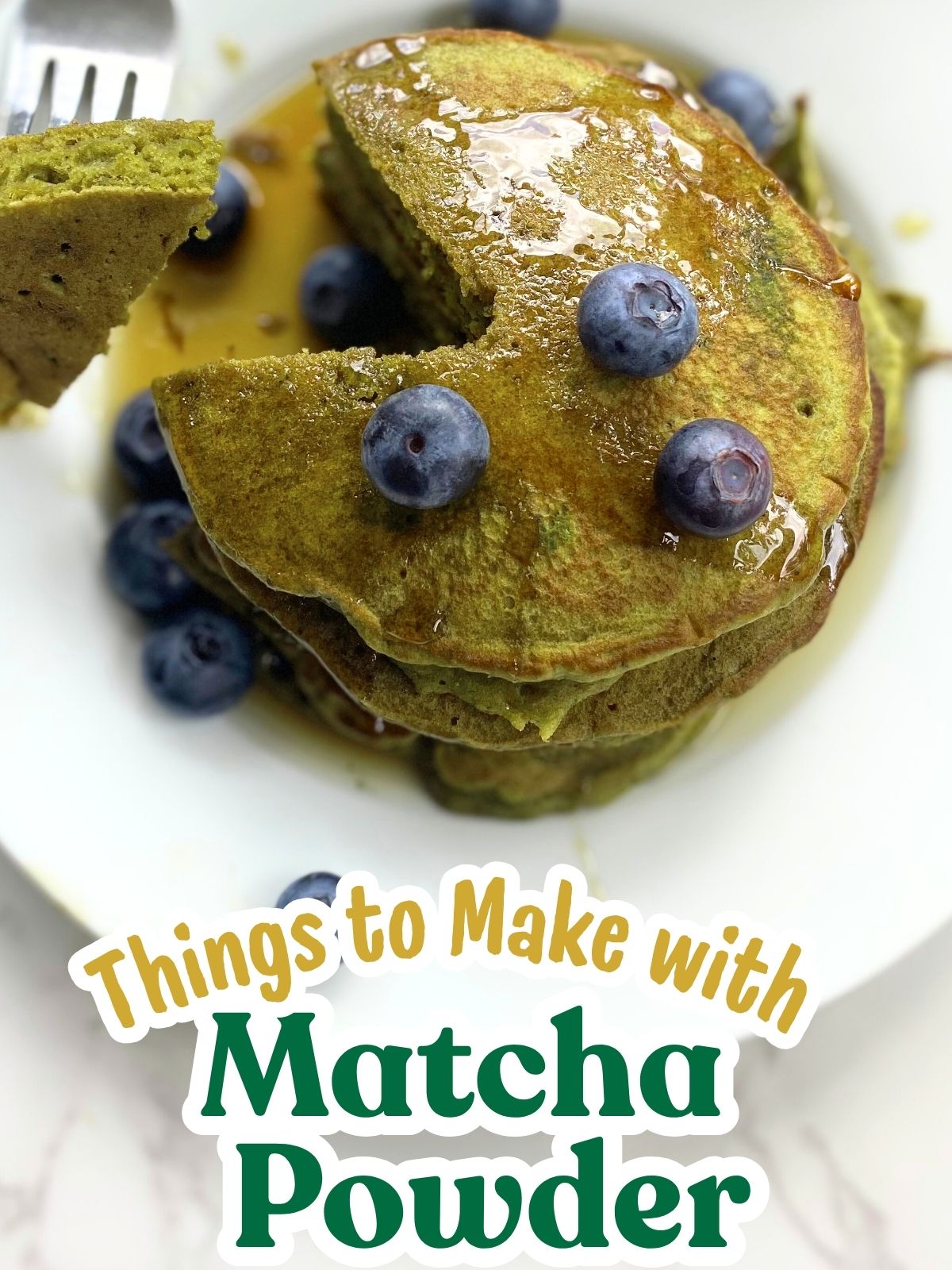 matcha pancakes
