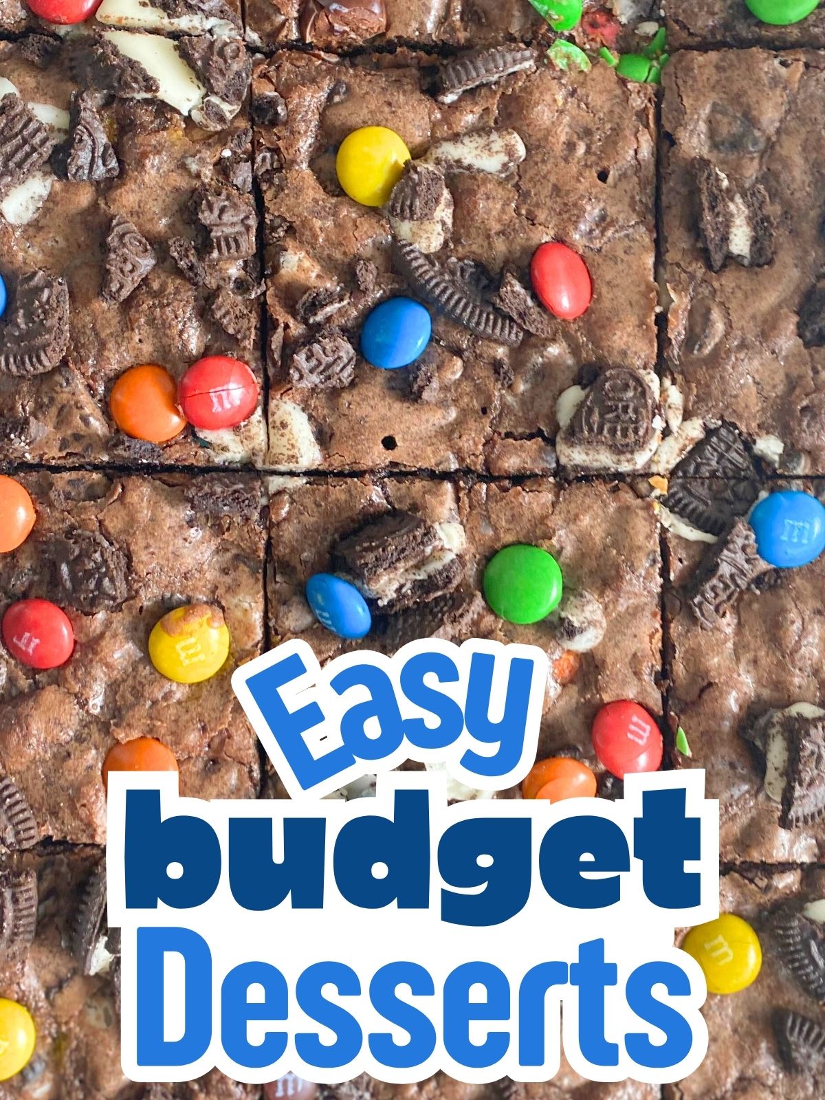oreo M&M brownies