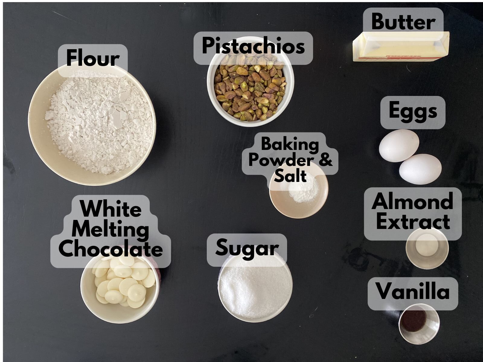 pistachio biscotti ingredients
