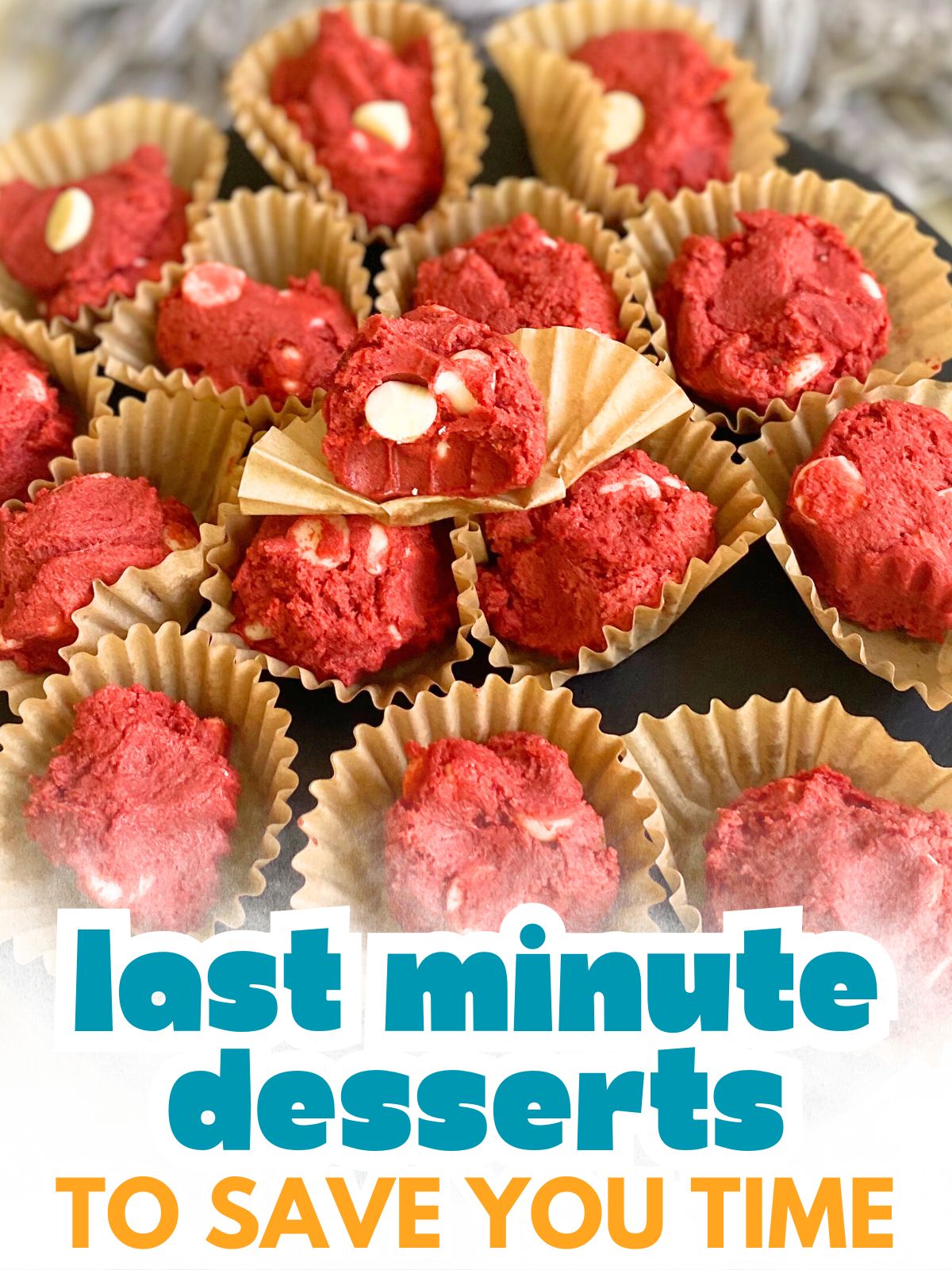 red velvet edible cookie dough