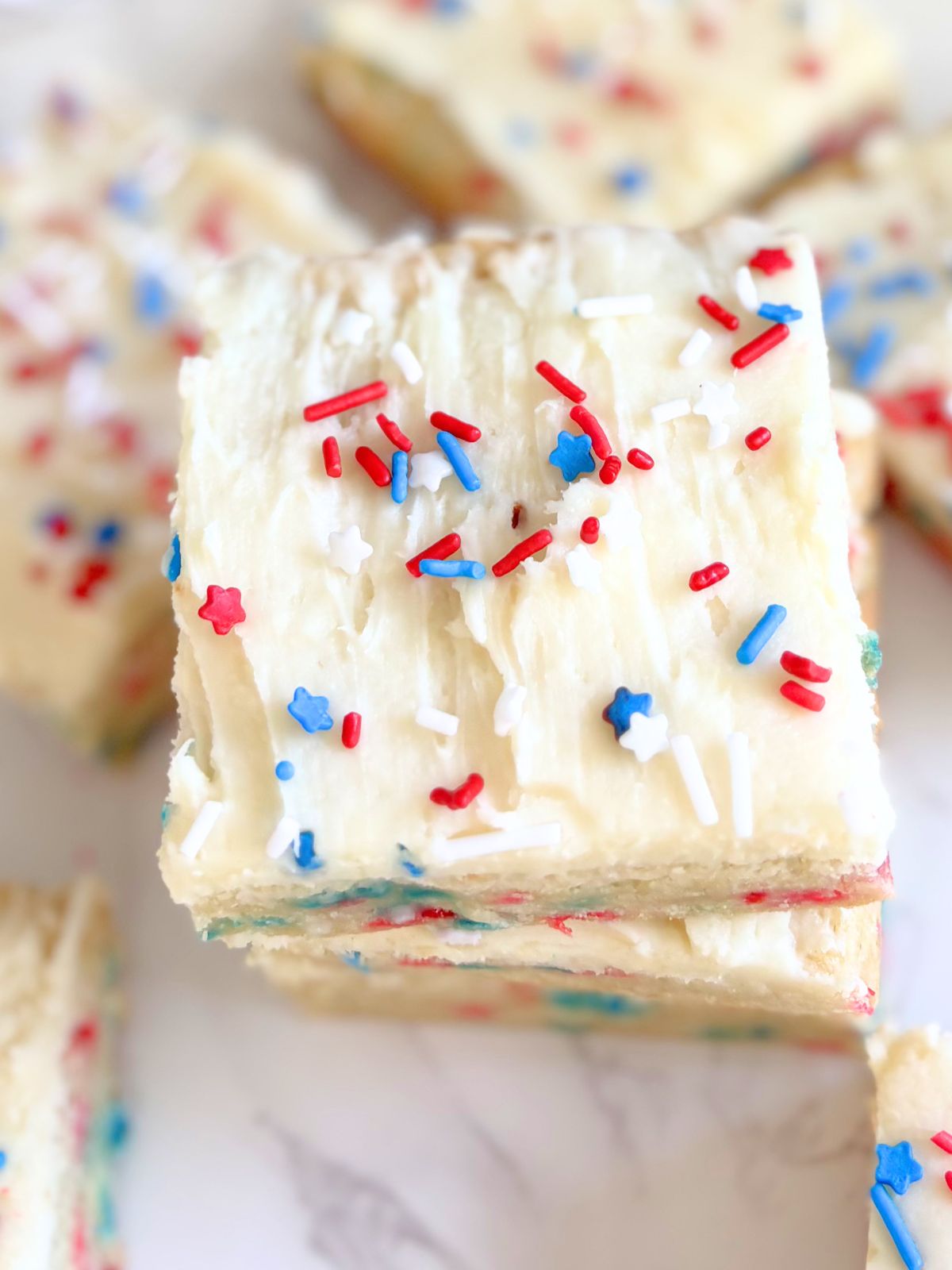 4th of July cookie bars