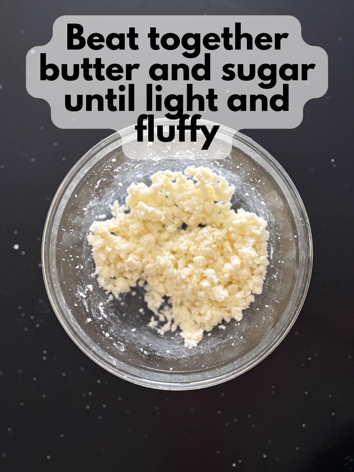 butter creamed with sugar