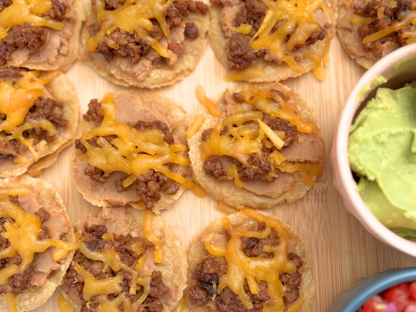 mini beef tostadas
