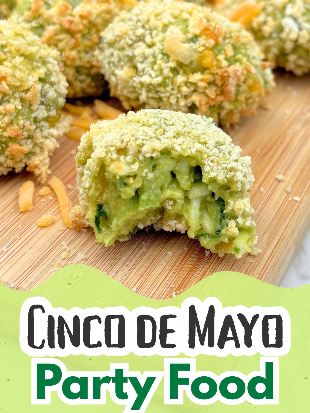 avocado and cheese fritters