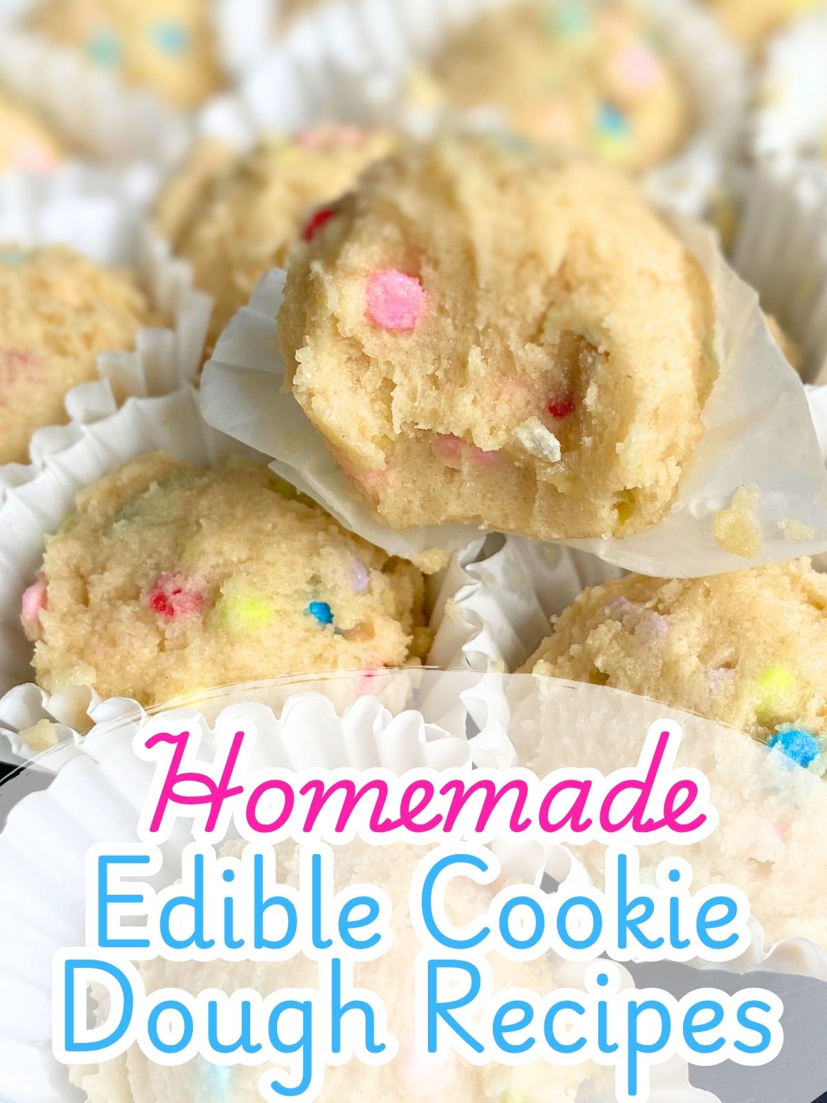 birthday cake cookie dough