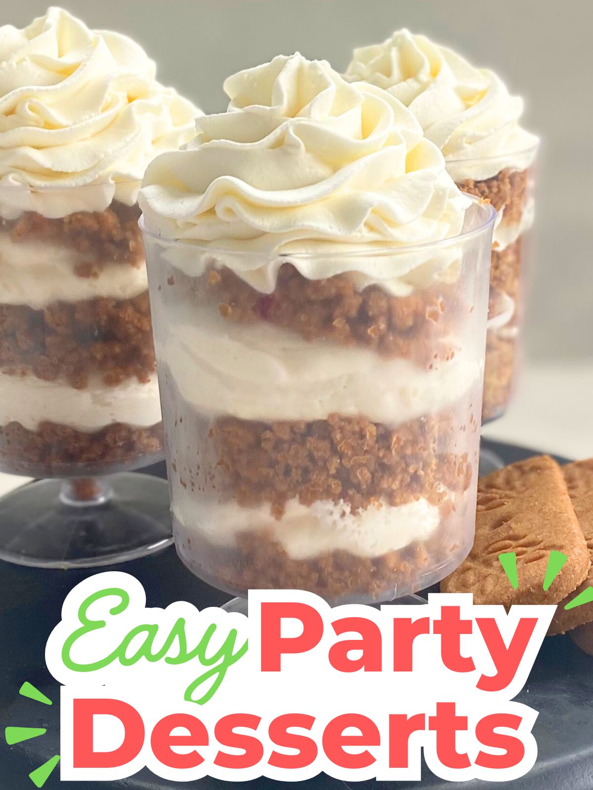 biscoff cheesecake parfaits