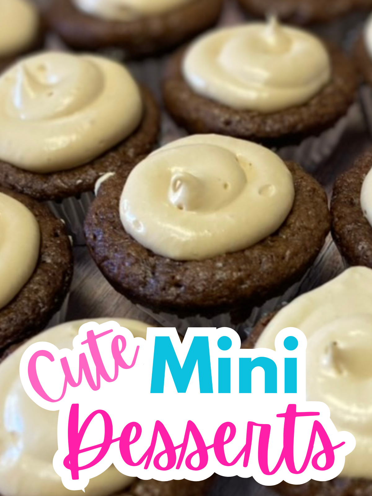 brownies with whipped caramel ganache