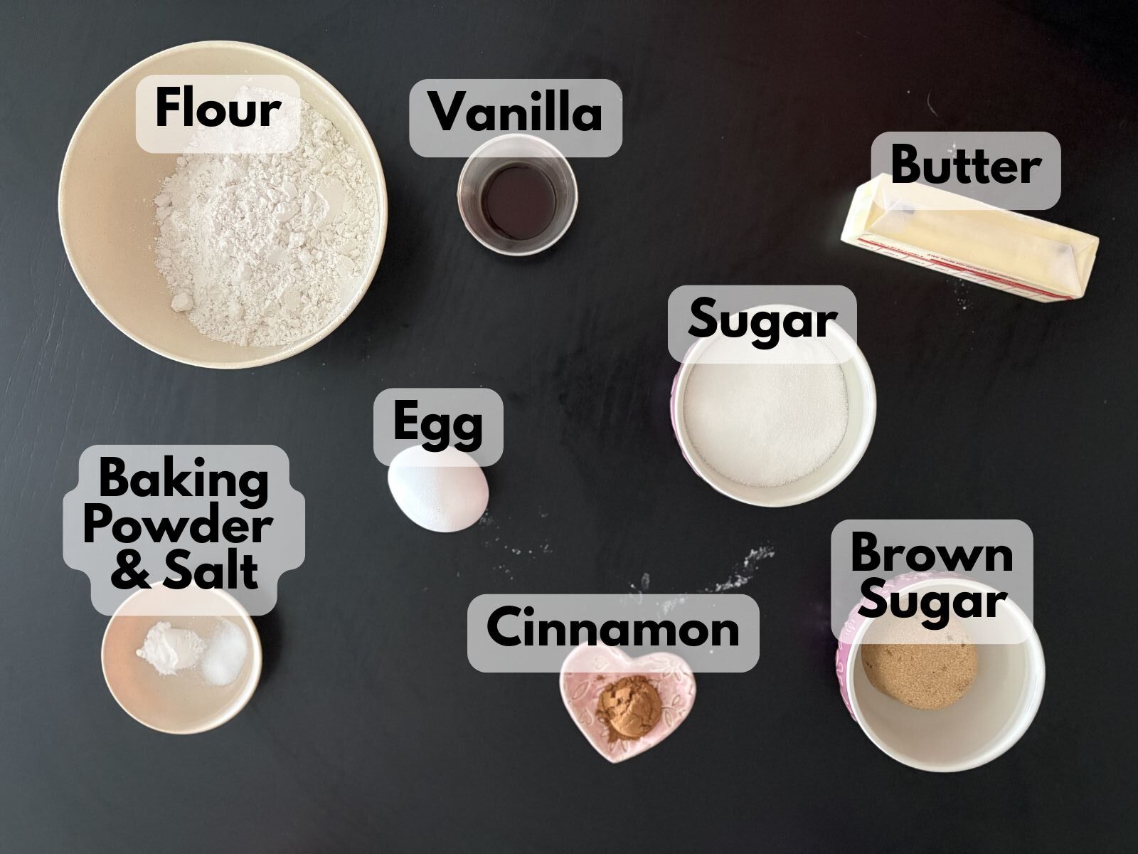 churro cookie cups ingredients