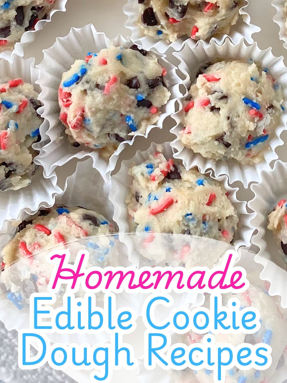 fourth of July cookie dough