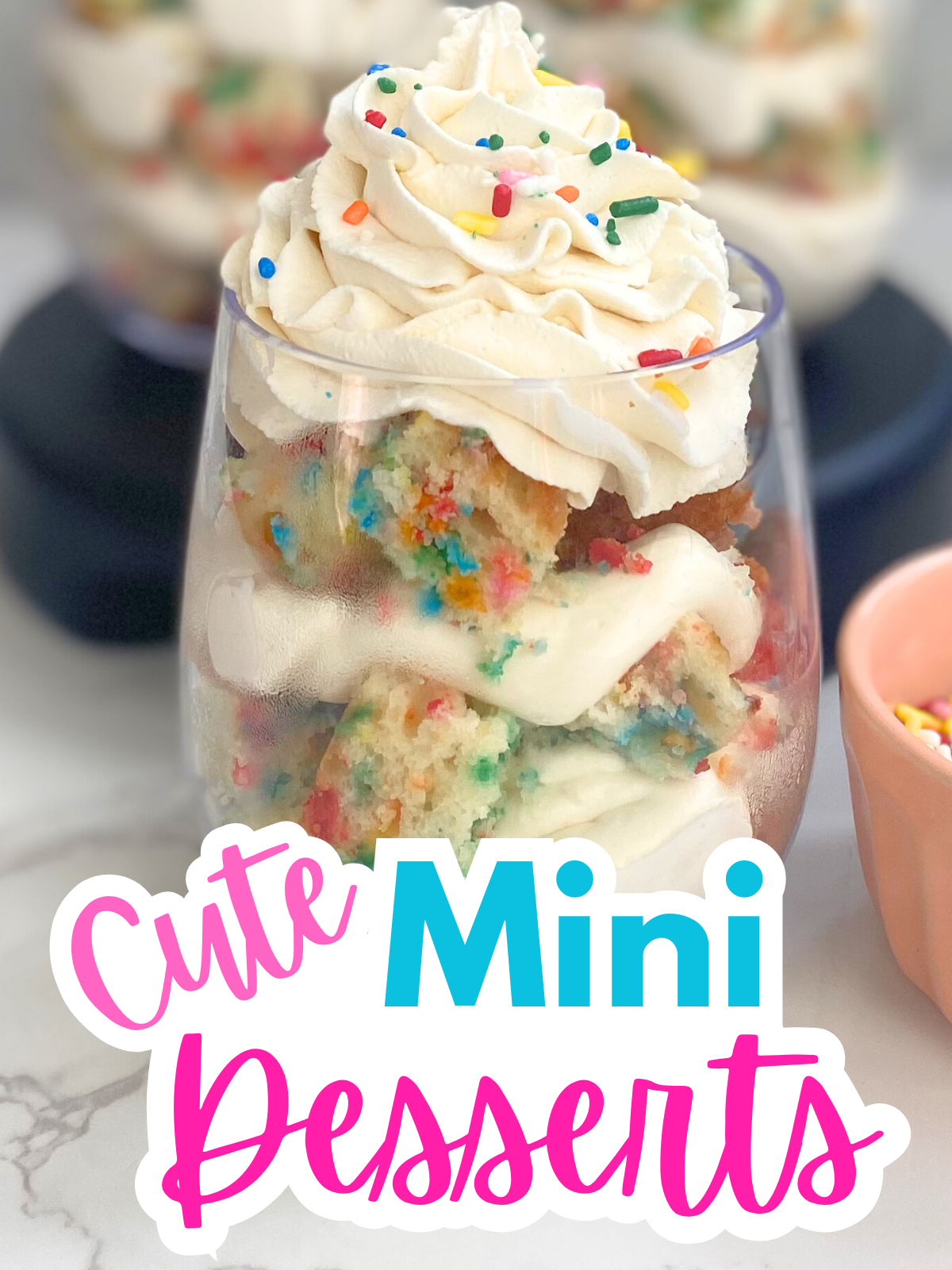 funfetti cheesecake parfaits