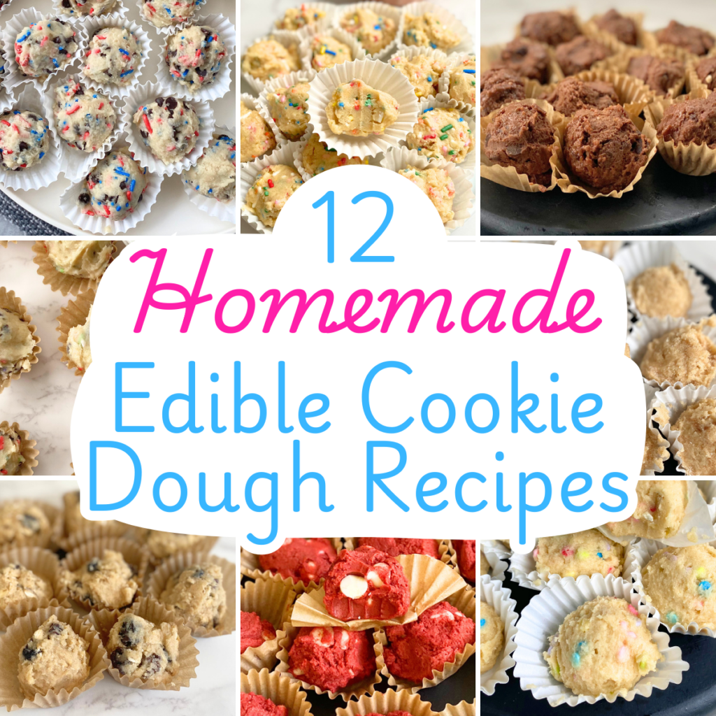 homemade edible cookie dough