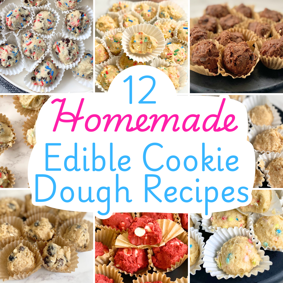 homemade edible cookie dough