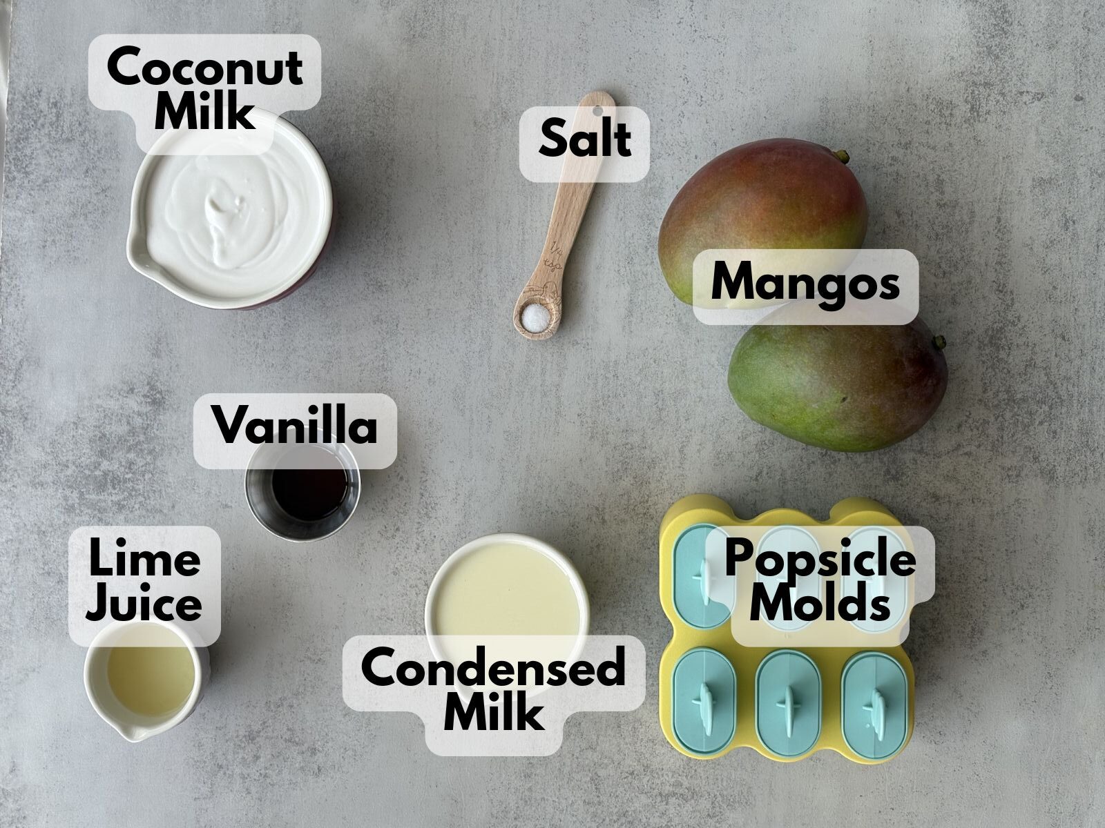 mango paletas ingredients