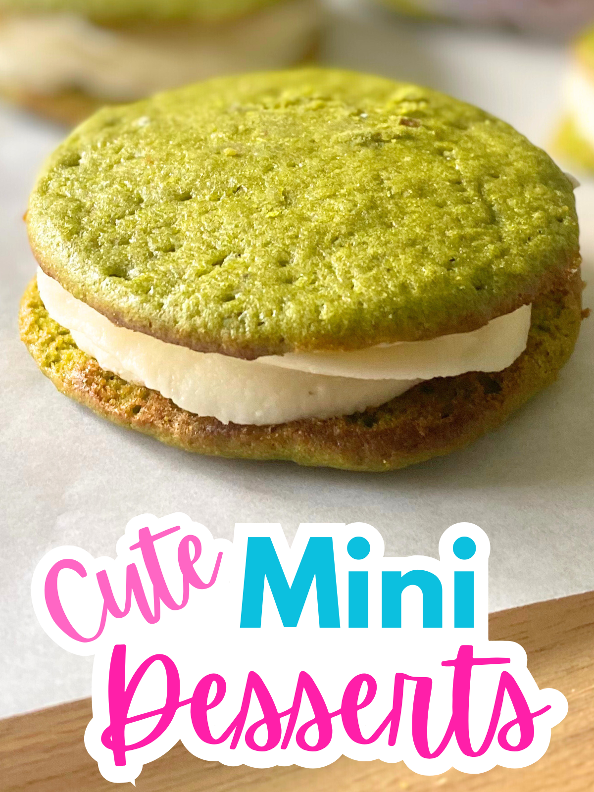 matcha whoopie pies