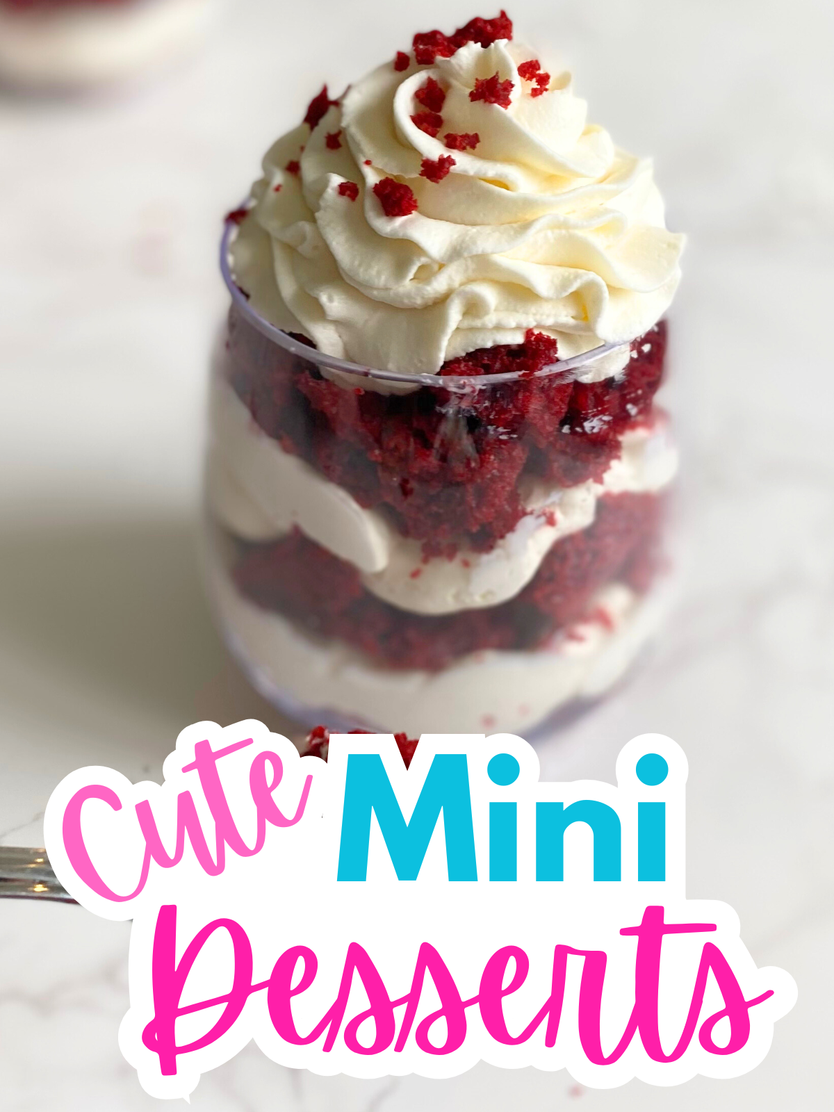 red velvet cheesecake parfaits