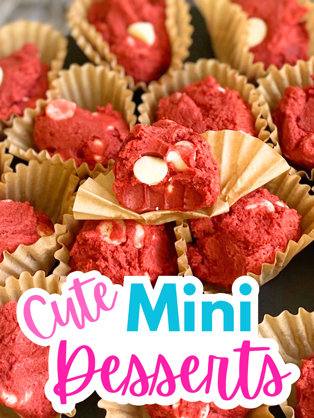 red velvet edible cookie dough