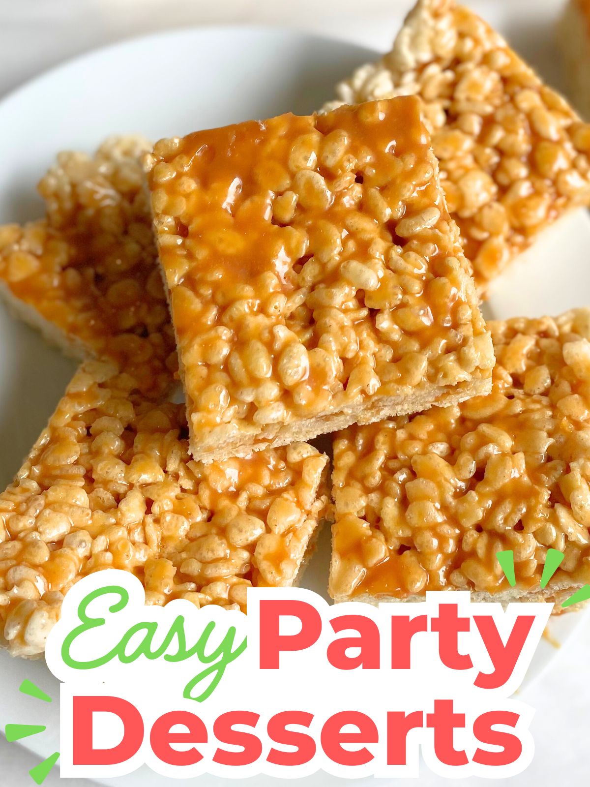 salted carame rice krispie treats
