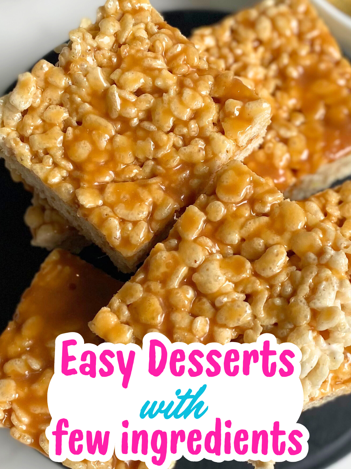 salted caramel rice krispie treats