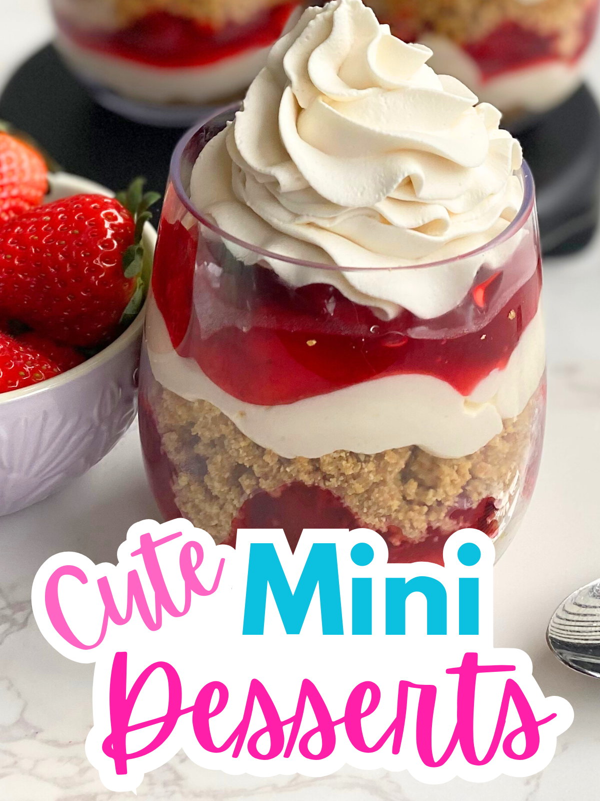 strawberry cheesecake cups