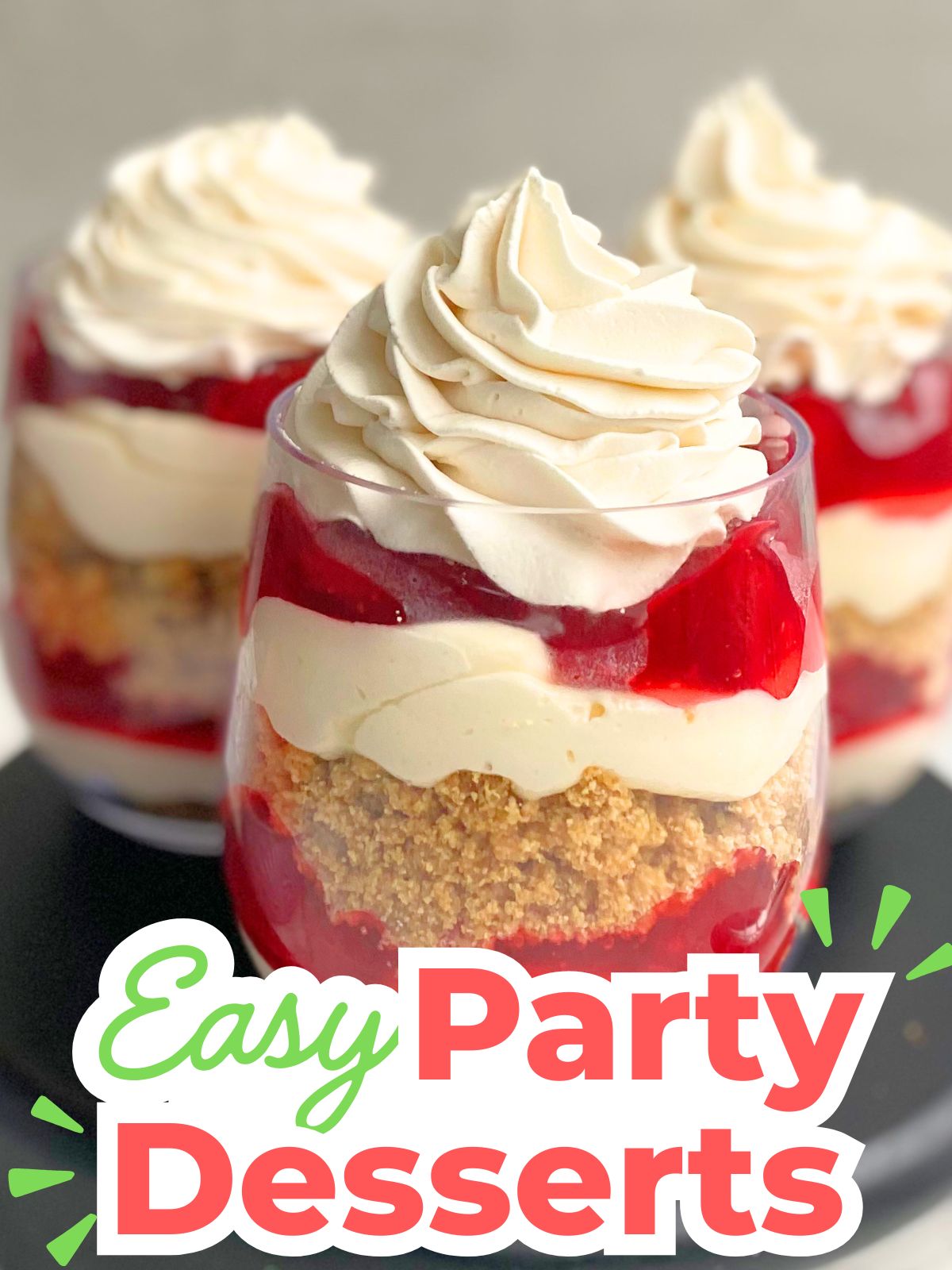 strawberry cheesecake parfaits
