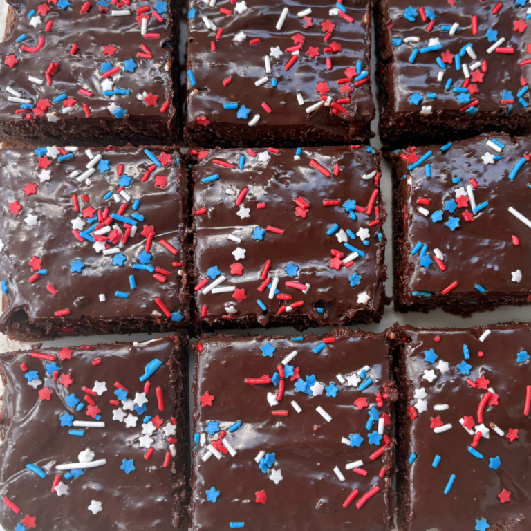 4th of July brownies