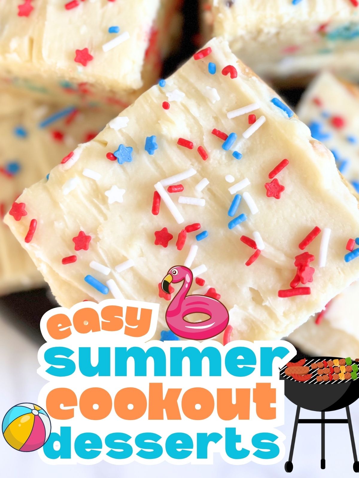 4th of July cookie bars