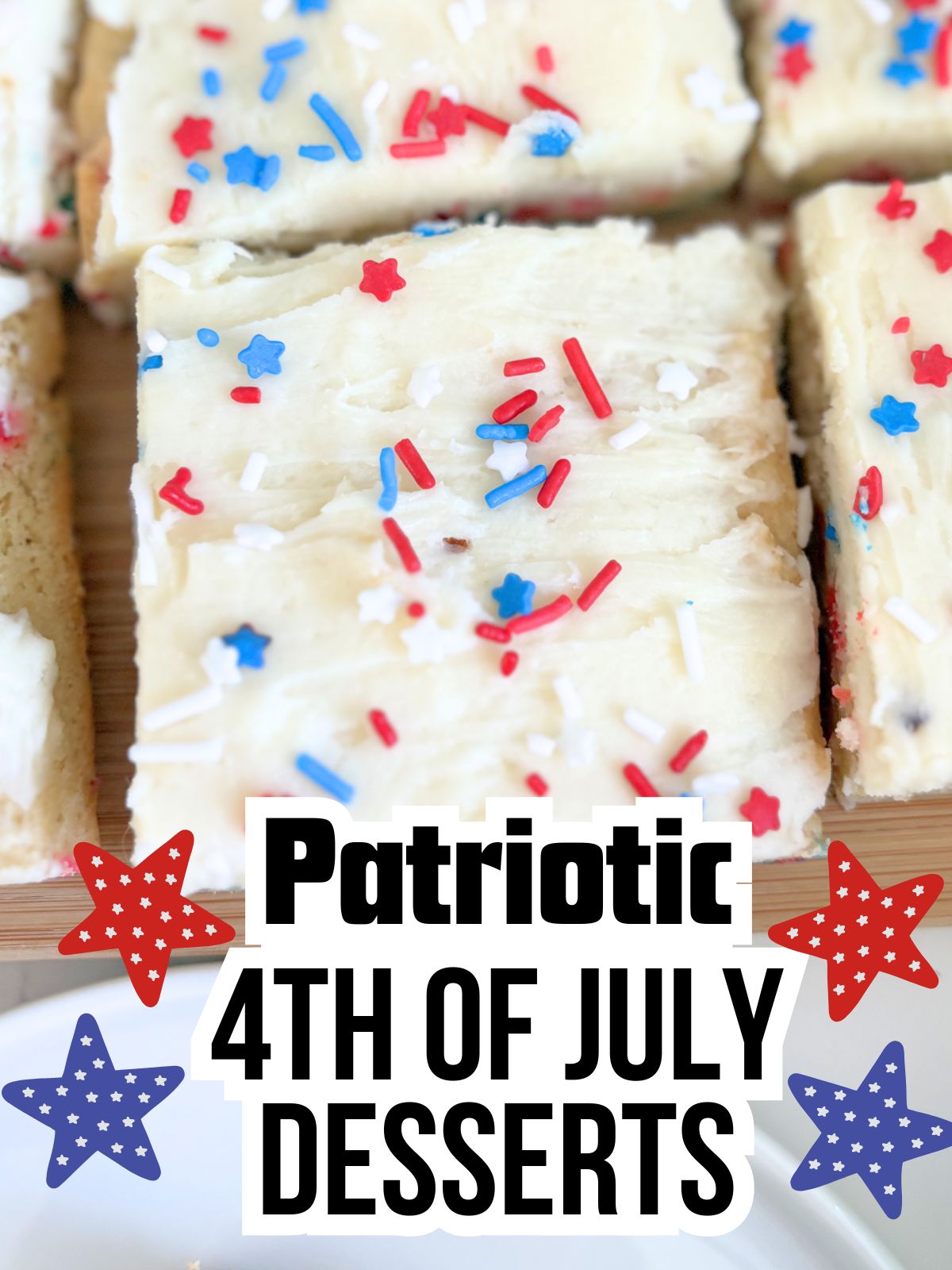 4th of july cookie bars