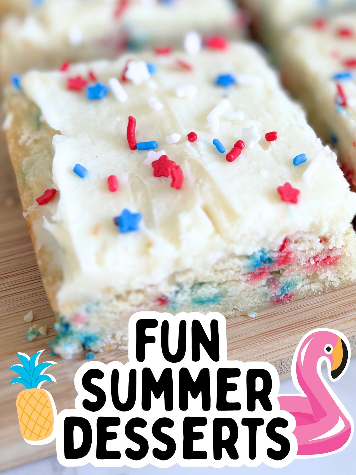 4th of July cookie bars