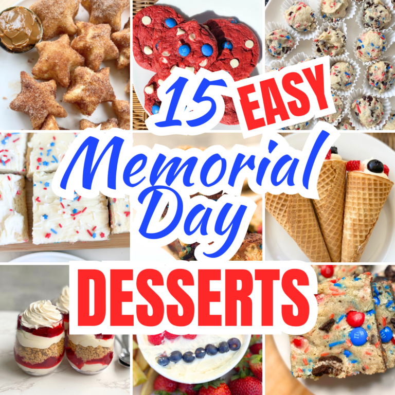 Memorial Day Desserts collage