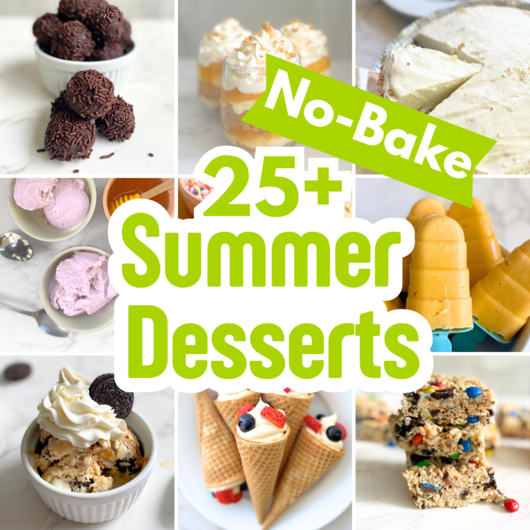 These no-bake summer desserts are easy, cool, and perfect for hot days, with frozen treats, cheesecake cups, pies, snack mixes, and more.