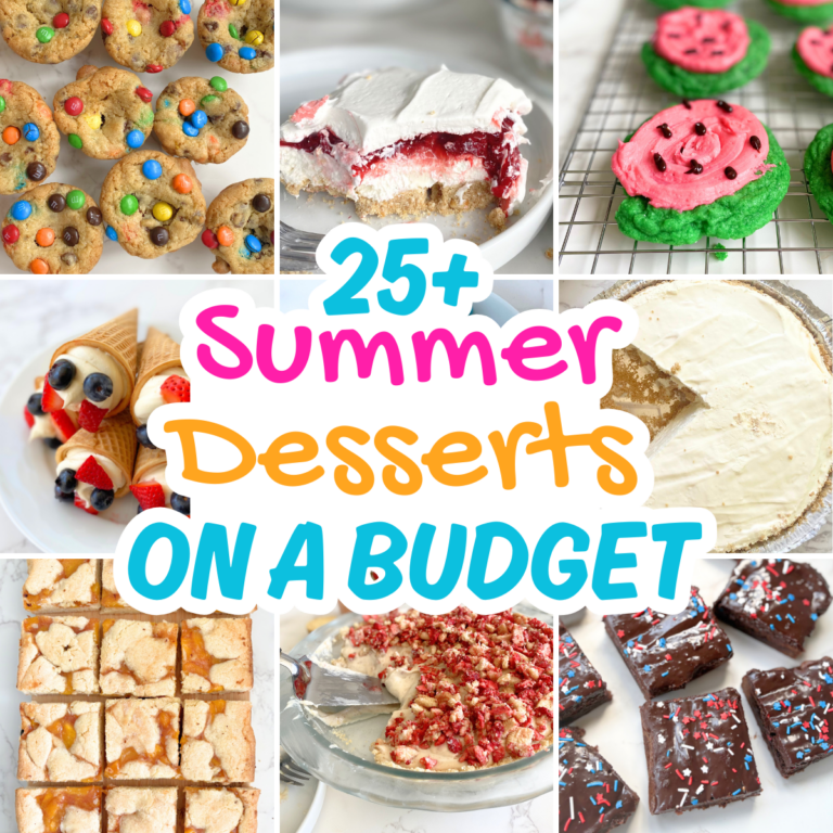 summer desserts on a budget