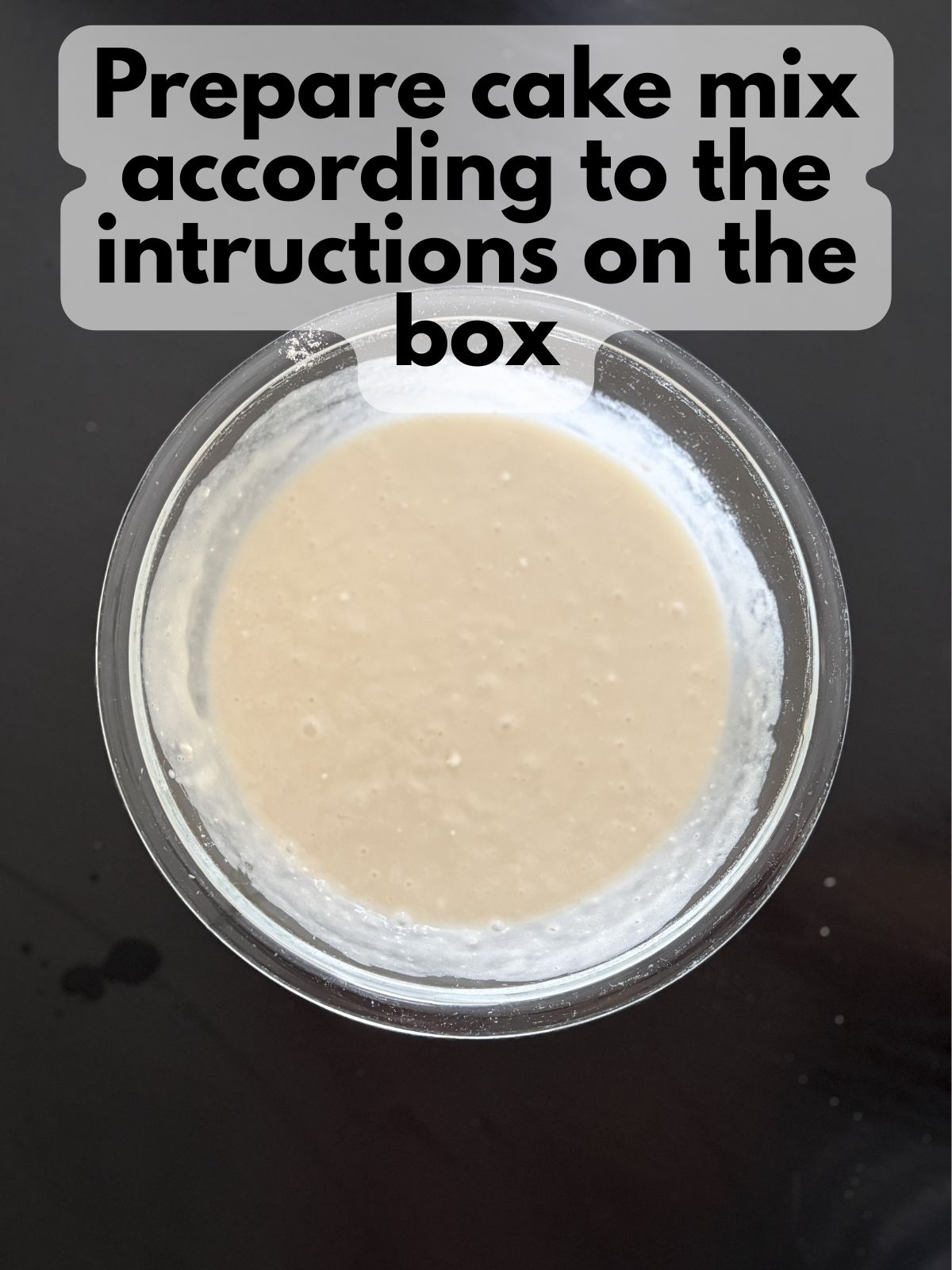 white cake batter in a bowl