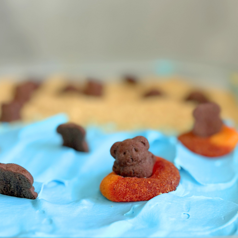 beach poke cake