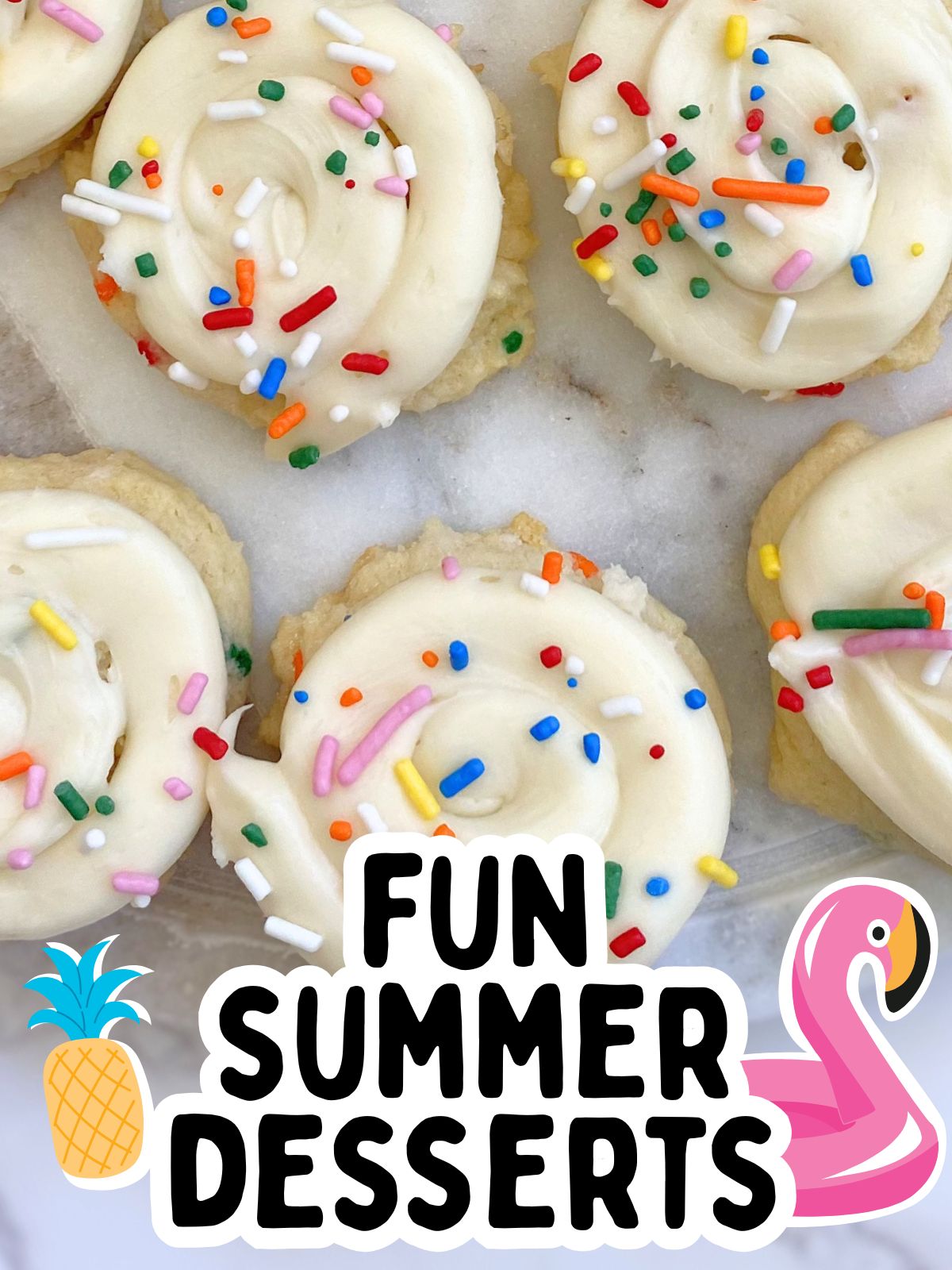 frosted funfetti cake mix cookies