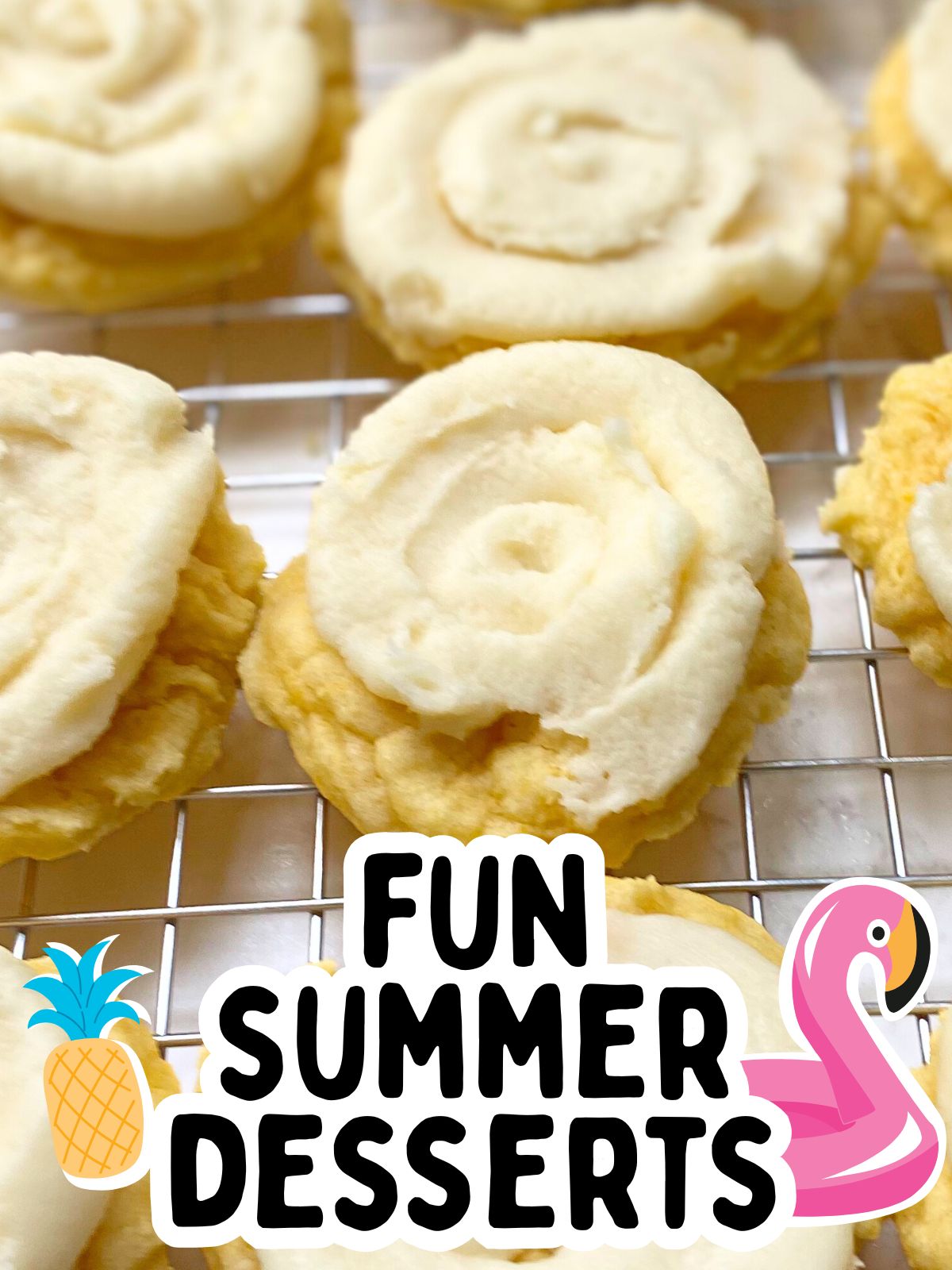 frosted lemon cake mix cookies