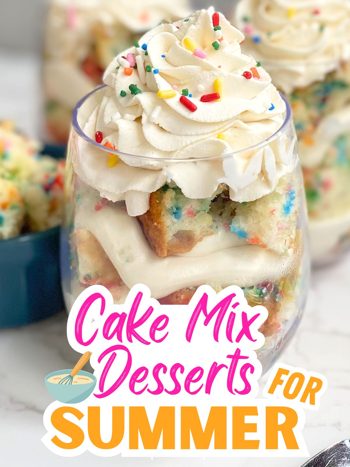 funfetti cheesecake parfaits