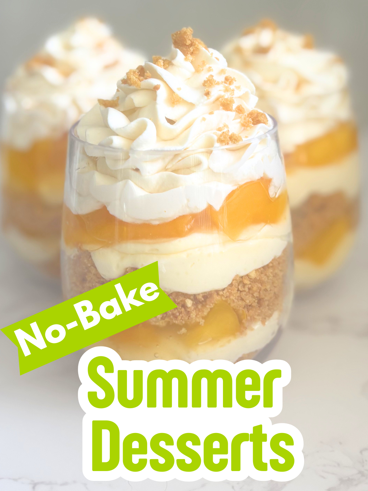 peach pie cheesecake cups