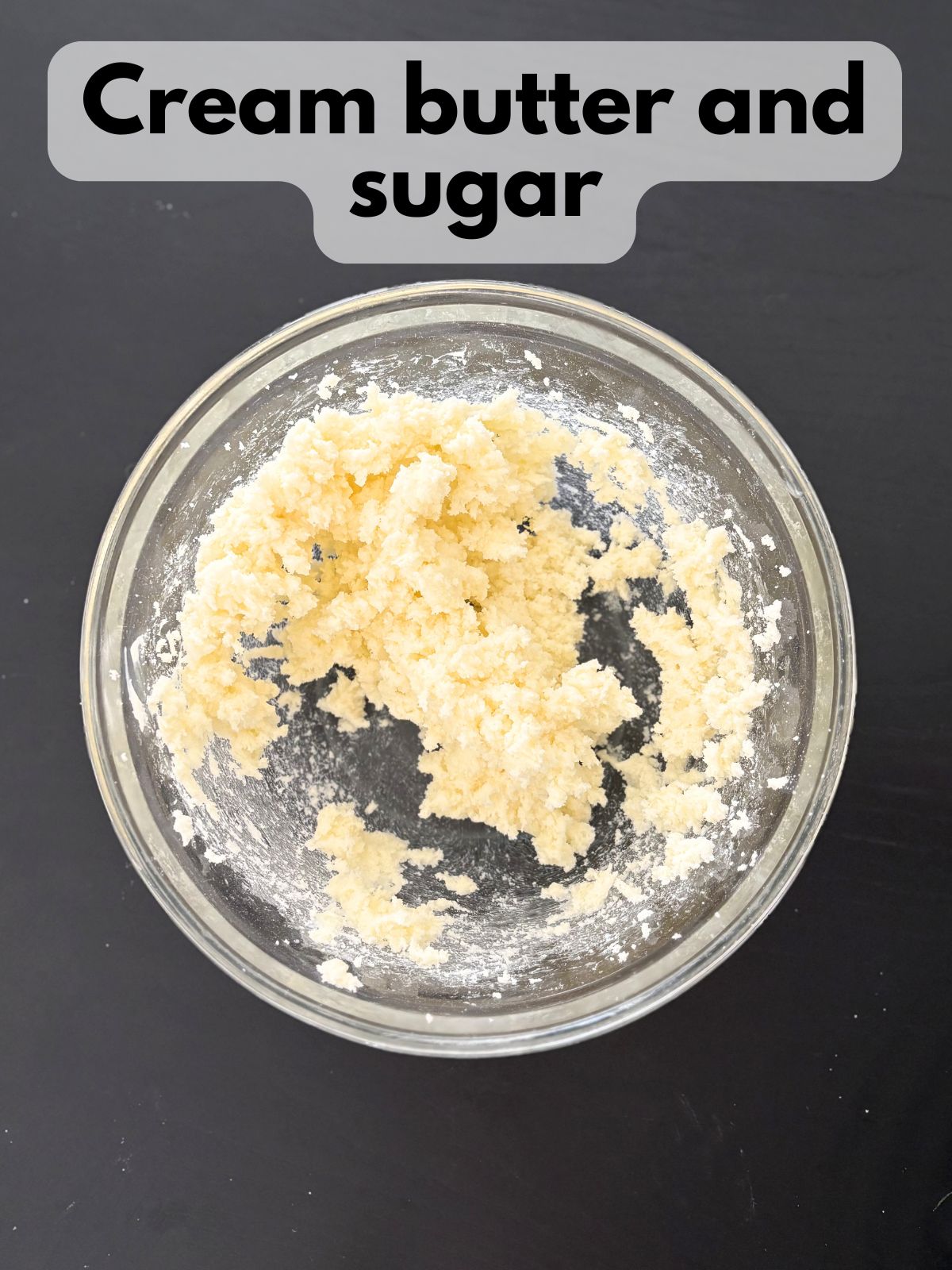butter creamed with sugar