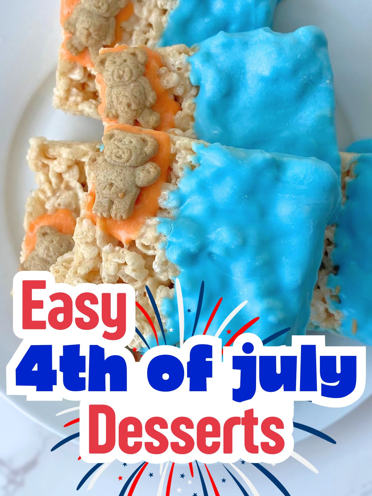 pool party rice krispie treats