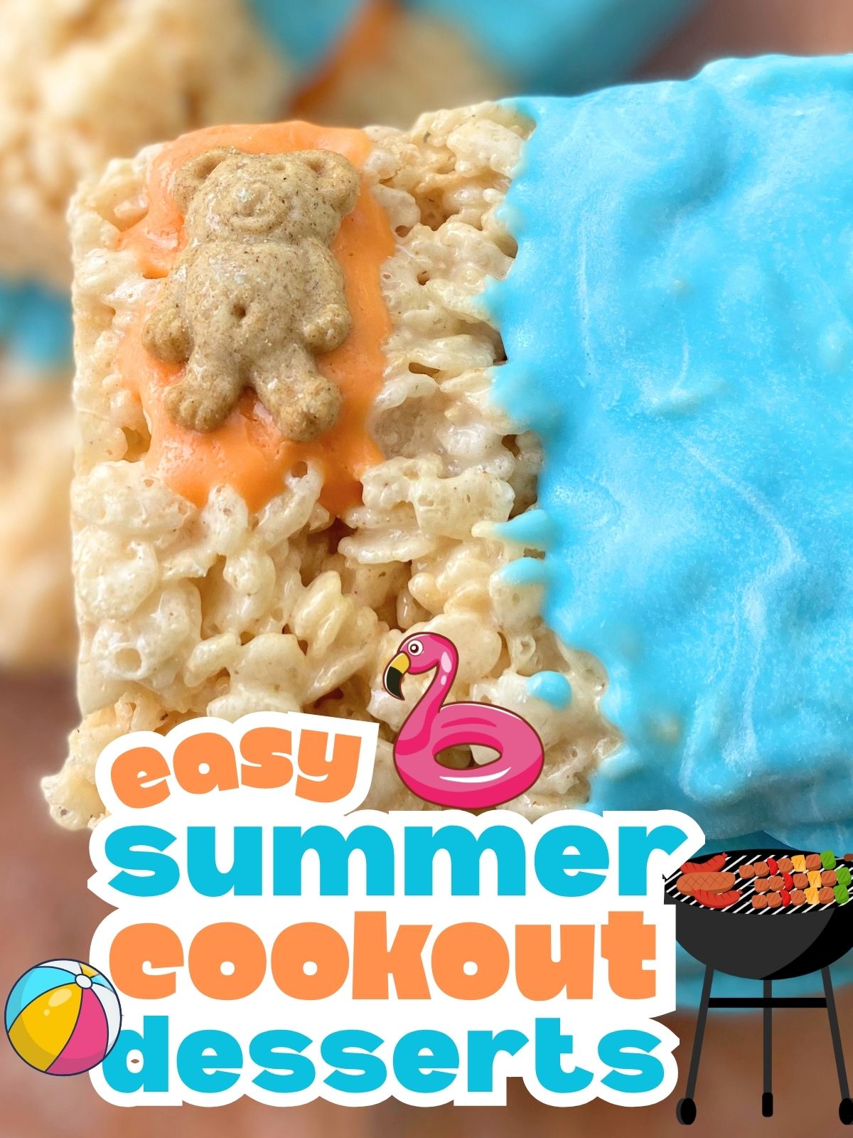 pool party rice krispie treats