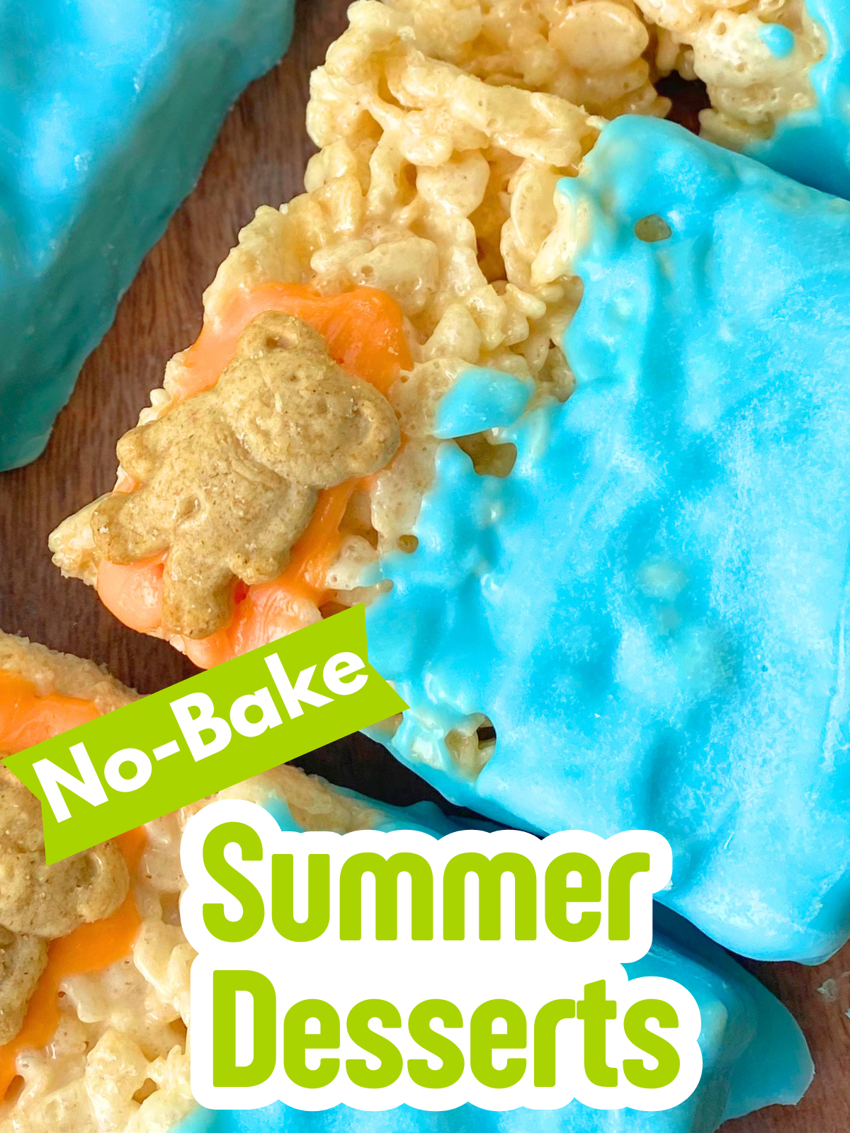 pool party rice krispie treats
